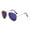 Silver frame blue fi, variant on UV400 SunShade Lens Eyeglasses Pilot Glasses Colorful Lenses Sunglasses For Men And Women Outdoor Activity EyeWear