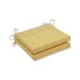 thumbnail image 2 of Pillow Perfect  Outdoor/ Indoor Herringbone Ink Blue Squared Corners Seat Cushion (Set of 2) 20x20x3, 2 of 2