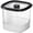 Black, variant on Ywmsfl Perspective Tight Food Container For Bulk Grains Capacious Kitchen Storage Jar Simple Neat And Stack