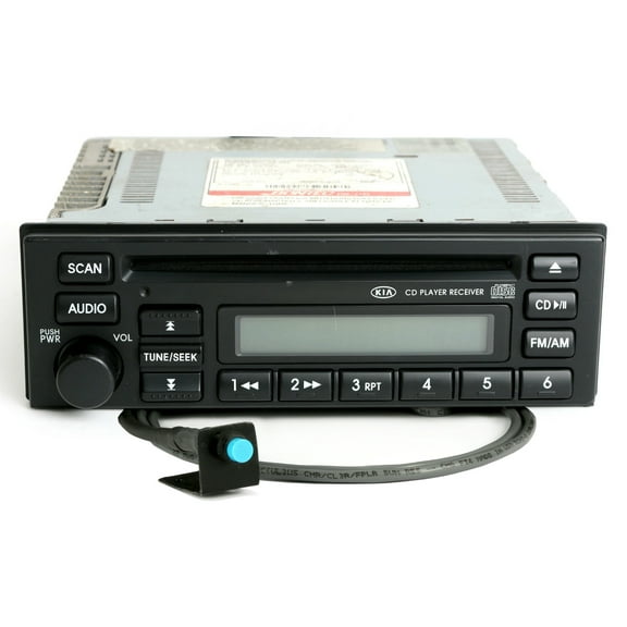 Restored 2004-04 Kia Spectra AM FM Radio CD Player w Bluetooth on Pigtail 1K2NC6686X (Refurbished)