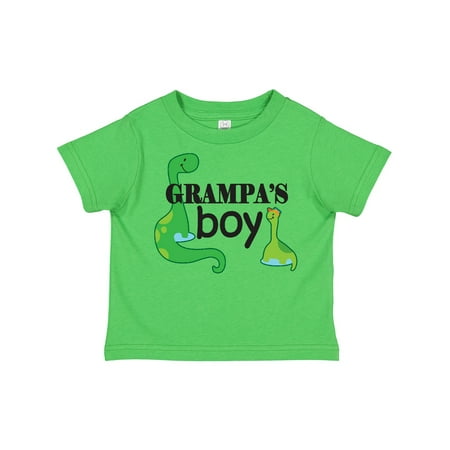

Inktastic Grampas Boy Grandson Dinosaur Gift Toddler Boy Girl T-Shirt