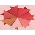 thumbnail image 1 of Ahgly Company Machine Washable Indoor Rectangle Transitional Flamingo Pink Area Rugs, 4' x 6', 1 of 7