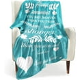 thumbnail image 1 of Thoughts And Prayers- Religious Soft Inspirational 50X60 Inch Throw Blankets, 1 of 7