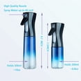 thumbnail image 2 of Paquete de 2 pulverizadores continuos – Botella de spray para el cabello Mister, botella de agua ultrafina de 10 oz y 6,8 oz para salón, jardinería, limpieza, planchado, 2 of 5