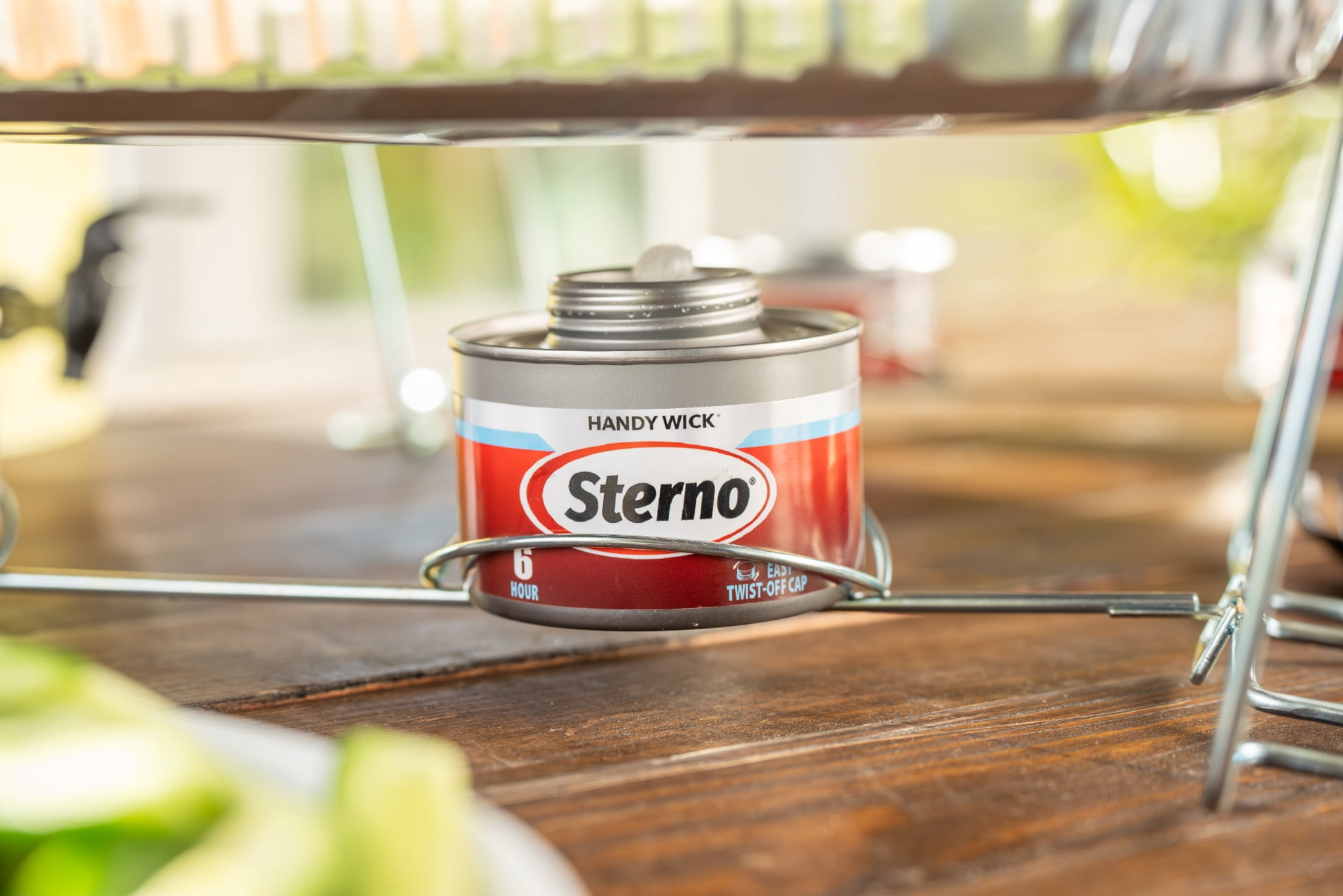 Sterno Fuel Cans - 6-Hour Burn, (6-Pack) Chafing Dish Fuel Can Burners for Food Warmer, Resealable Twist Chafer Fuel Canned Heat, Handy Wick
