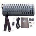 thumbnail image 2 of Teclado Mecánico Para Juegos 60%, Teclado Retroiluminado RGB 2.4G/BT5.0/con Cable, Interruptor Magnético De Efecto Hall, Mini Teclados Ultracompactos Para Dispositivos, 2 of 7