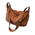 thumbnail image 2 of Bolso bandolera para mujer, estuche portátil, regalo, bolso de hombro grande y moderno para picnic Marrón, 2 of 8