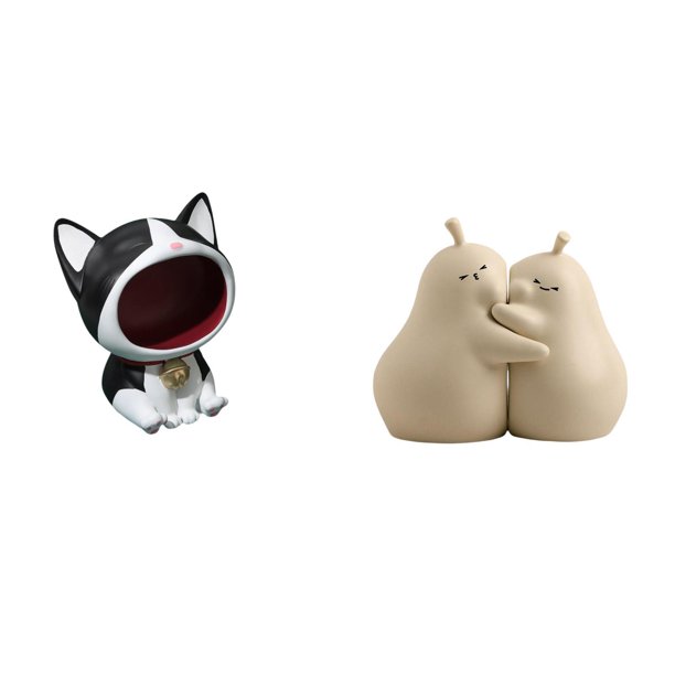 Estatua de escritorio,Estatua de gato con forma de cuenco para llaves,entrada,dibujos animados,decoración del hogar,sujetalibros decorativos,Sujetalibros decorativos para oficina,hogar,libros