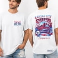 thumbnail image 3 of LOVETEE Kansas City Soccer Cup 2026 Host City T-Shirt, Retro KC Game Day Fan Tee and Sports Gift, Grey 3XL, 3 of 8
