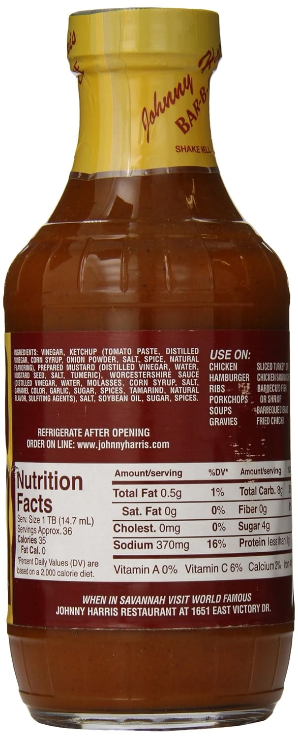 (2 pack) Johnny Harris Original Bar-B-Cue Sauce, 18 oz