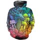 thumbnail image 3 of Sudadera con capucha con estampado 3D de hongo arcoíris para hombre, sudadera con patrón psicodélico, tops casuales de manga larga para la calle, sudaderas holgadas, 3 of 4