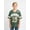 Dark Forest/Warm Taupe, variant on Minecraft Boys’ Short Sleeve Athletic Jersey, Sizes 4–18