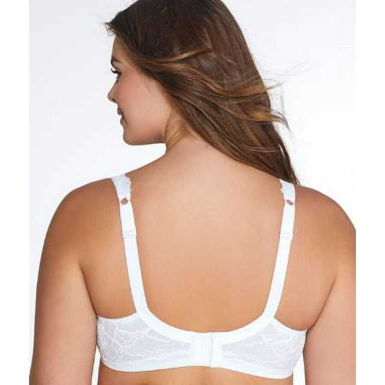 Bali Lace Desire Underwire Bra Women's Adjustable Comfort-U Straps V  Neckline DF6543