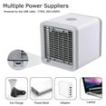 thumbnail image 2 of 7 Lights Mini Air Conditioner Device Fans USB Air Cooler Humidifiers Purifier Table Fan For Home Bedroom Office Refrigerating, 2 of 8