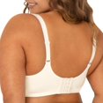thumbnail image 3 of Xmarks Women's Plus Size Bra Underwire Wide Strap Everyday Bra Push Up Bra White 75B-90J, 3 of 3