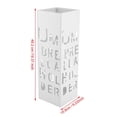 thumbnail image 4 of Panier de Rangement pour Parapluie Blanc en Fer Ajouré, 4 of 8