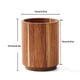 thumbnail image 2 of Soporte for utensilios de madera de Acacia for encimera de cocina, juego organizador de herramientas de cocina giratorio de 360°, 2 of 5