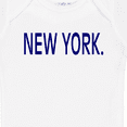 thumbnail image 4 of Inktastic New York in Blue Text Boys or Girls Baby Bodysuit, 4 of 5