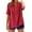 Watermelon Red, variant on Tiqkatyck Womens Tops On Sale Loose Button Shirt Top Stand Solid Color Short Sleeve Collar Casual Women's Shirt Womens Tunic Tops Summer Tops for Women 2025 Army Green L