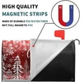 thumbnail image 4 of Merry Christmas Mailbox Cover 25.5x21in Christmas Mailbox Covers Magnetic Standard Size Winter Snowflake Pine Oversized Mailbox Covers Magnetic Mail Wraps Cover Letter Box for Christmas Home Yard, 4 of 6