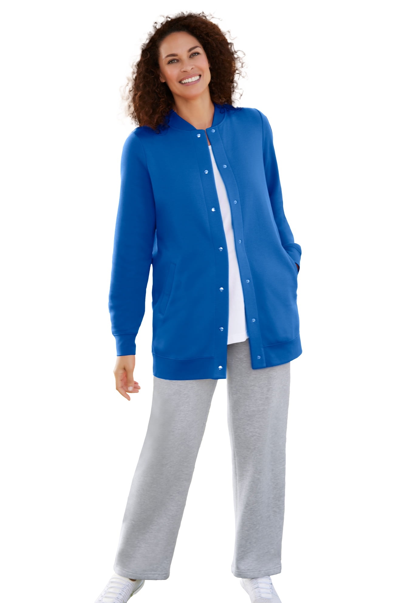 womens fleece baseball jacket