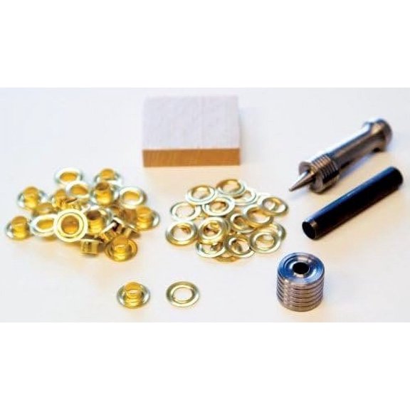 Lord & Hodge Inc 19411346 Handi Grommet Repair Kit 1/4" Brass 24ct
