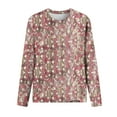 thumbnail image 4 of Patlollav Women Long Sleeve Tops,Ladies Loose T-Shirt Blouse, 4 of 6