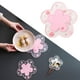 thumbnail image 2 of Posavasos de corcho con borde redondo Alfombrilla De Plástico Multiusos Duradera Para Tazas, Para Restaurante, Oficina, Rosa, 15,5 Cm Rosa 15,5cm Magideal Posavasos de corcho con borde redondo, 2 of 6