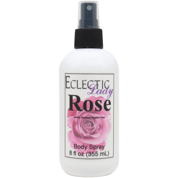 Rose Body Spray, Eclectic Lady, Hydrating Mist, Unisex, 16 oz