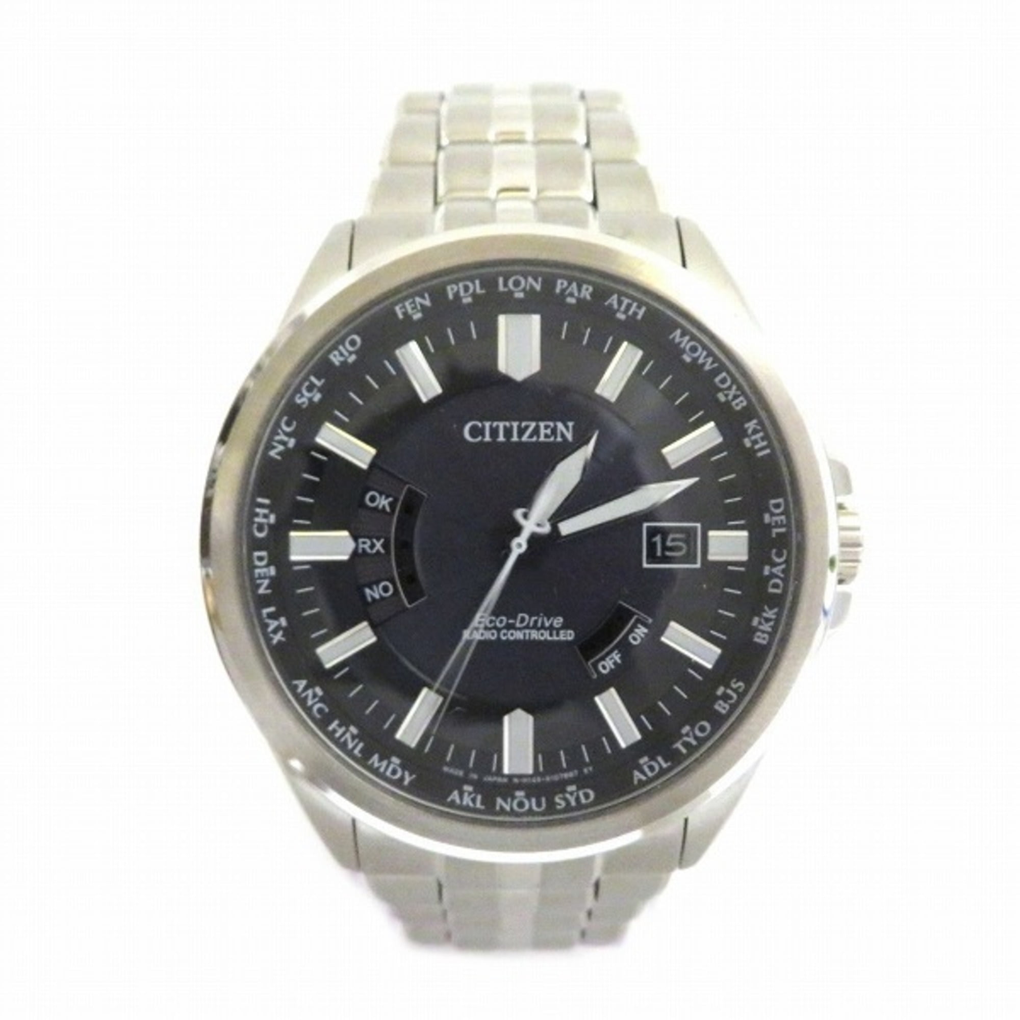 Authenticated Used Citizen Eco Drive H145-S073545 Radio Solar