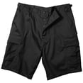 thumbnail image 1 of Rothco Rip-Stop BDU Shorts - Black, Small, 1 of 2