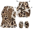 thumbnail image 4 of Whosucclay Cow Leopard Print Gaming Chair Cover, Office Chair Cover with Zipper, Stretch Anti-dust Universal, Removable High Back Computer Seat Protector for Pets, 4 of 8