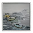 thumbnail image 5 of Stupell Industries Three Rowboats Floating Ocean Waves Layered Collage Painting Gray Framed Art Print Wall Art, Design by Stacy Gresell, 5 of 5