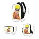 thumbnail image 2 of Juego de 3 mochilas de Anime para niños, mochila de dibujos animados con bolsa de mensajero, estuche para lápices para la escuela, viajes al aire libre, Camping, Picnic, 2 of 5