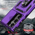 thumbnail image 6 of for Samsung Galaxy S23 Ultra Case with Kickstand and Slide Camera Cover [ Military-Grade ] Full Body Drop Tested Protective Cover for Samsung Galaxy S23 Ultra(2023) (Purple), 6 of 8