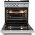thumbnail image 3 of Forno Lazio 30-Inch Freestanding Gas Range, 4 Burners, Convection Oven, Energy Efficient, 3 of 7