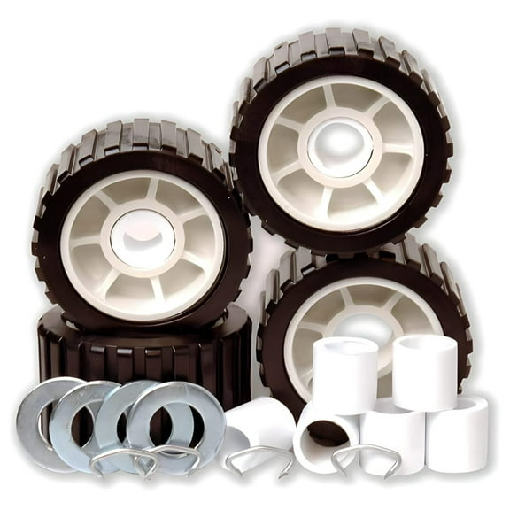 86419 Hull Sav'r Black 5" PVC Ribbed Wobble Kit