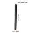 thumbnail image 2 of Uxcell 8 Inch 15mm Rod Camera Rods with M12 Female Thread Aluminum Alloy for 15mm Rail Support System, Black, 2 of 6