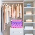 thumbnail image 4 of Yayeee Collapsible Cube Storage Bin with Lid Fabric Closet Decorative Basket with Handles, Pixel Love, 4 of 7