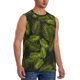 thumbnail image 2 of Balery Tropical Palm Leaves Fern Leaf Camisetas sin mangas para hombre, absorbe la humedad y protege contra el mal olor.-3X-Large, 2 of 7