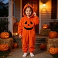 thumbnail image 6 of Grblisyd Boys Girls Jumpsuit Halloween Sleepwear Flannel Onesie Hooded Holiday Cozy Loungewear, 6 of 6