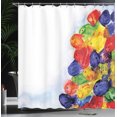 thumbnail image 4 of Ambesonne Fish Shower Curtain, Watercolor, 69"Wx84"L, Multicolor, 4 of 5