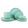 thumbnail image 3 of Mainstays Alessandra Mint 12-Piece Stoneware Dinnerware Set, 3 of 7