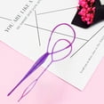 thumbnail image 3 of Soidarity 2 uds accesorios mágicos para el cabello buen DIY peinado para el cabello decoración de plástico para el cabello para mujeres Cuidado del cabello violeta Soidarity CE0636-02B, 3 of 6