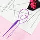 thumbnail image 3 of Soidarity 2 uds accesorios mágicos para el cabello buen DIY peinado para el cabello decoración de plástico para el cabello para mujeres Cuidado del cabello violeta Soidarity CE0636-02B, 3 of 6