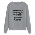 thumbnail image 5 of Vedolay Womens Sweatshirt Womens Fall Fashion 2023 Long Sleeve Pullover Tops Casual Crewneck Sweatshirts,Gray XXL, 5 of 5