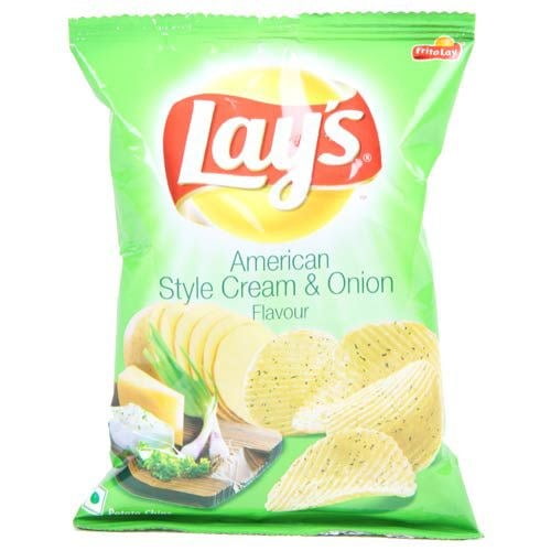 LAYS AMERICAN CREAM N ONION CHIPS 56 GM - Walmart.com