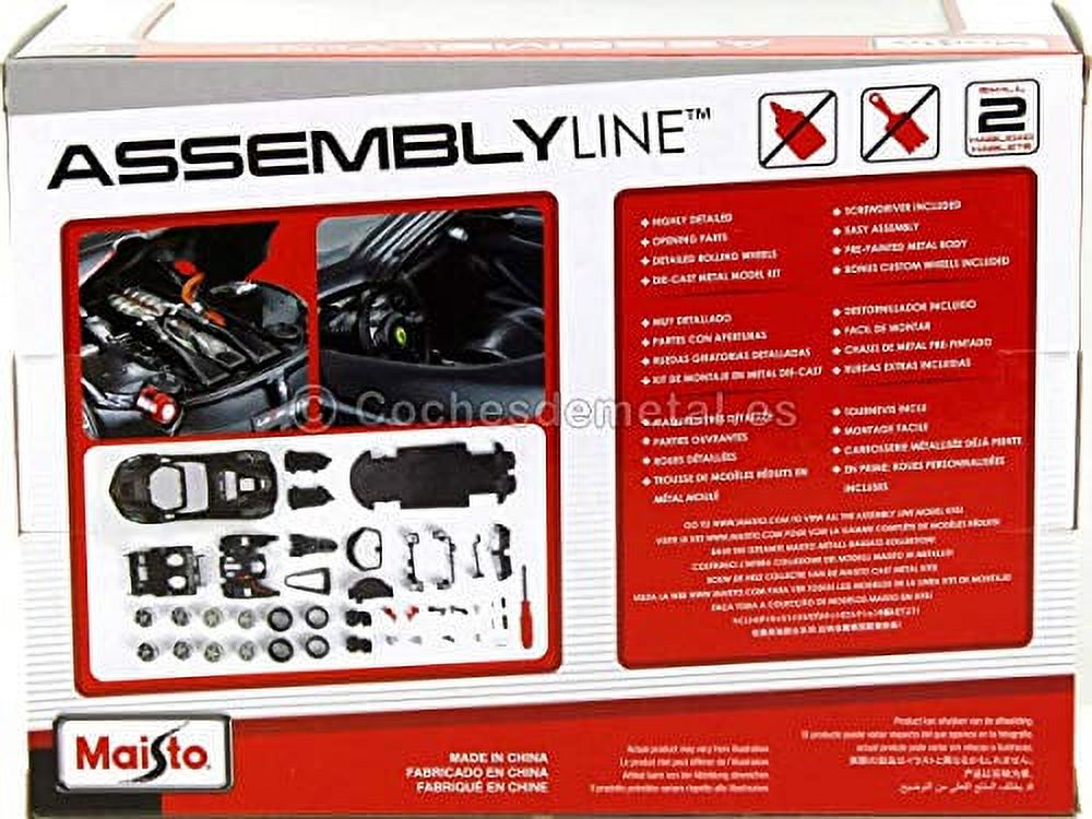 Maisto 1:24 Assembly Line LaFerrari Aperta - Black