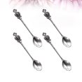 thumbnail image 2 of 4 piezas de aleación de moda con forma de corona y cuchara, delicados colgantes de cadena para clavícula, joyería para mujeres y niñas., 2 of 7