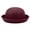 Wine, variant on Wool Round Top Hat Vintage Style Performance Costume Hat Classic Fashion Accessory for Men Women Winter Wear